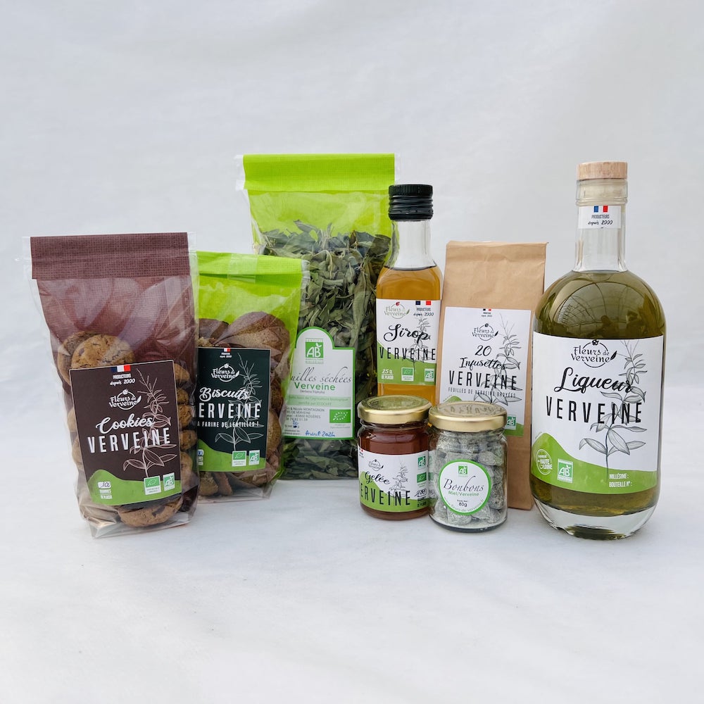 Produits à la verveine artisanale